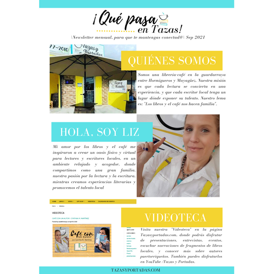 ¡Qué pasa en Tazas! - Newsletter Sept 2021