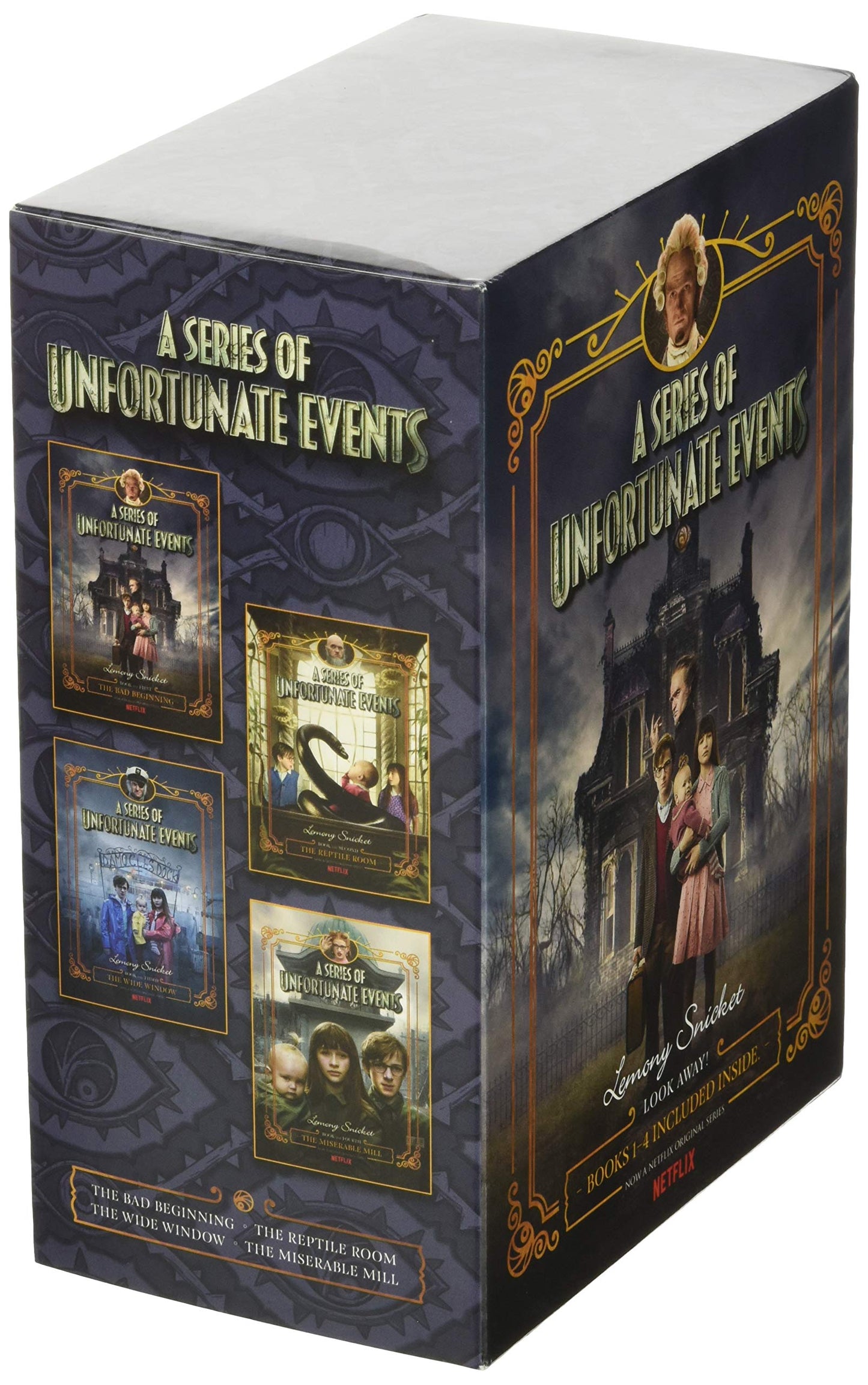 A Series of Unfortunate Events #1-4 Netflix Tie-in Box Set - Lemony Snicket