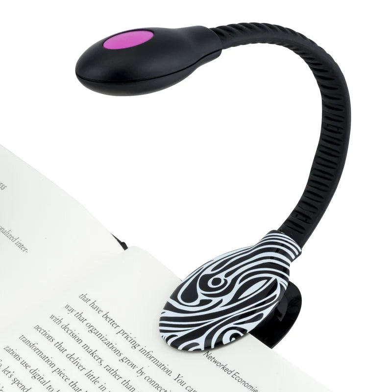 Lámpara de lectura recargable- Rechargable clip on book light