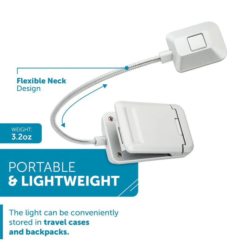 Lámpara de lectura regulable- Dimmable clip on book light