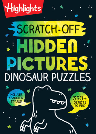 Scratch-Off Hidden Pictures Dinosaur Puzzles -Highlights
